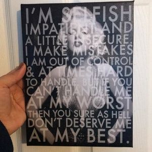 Marilyn Monroe canvas